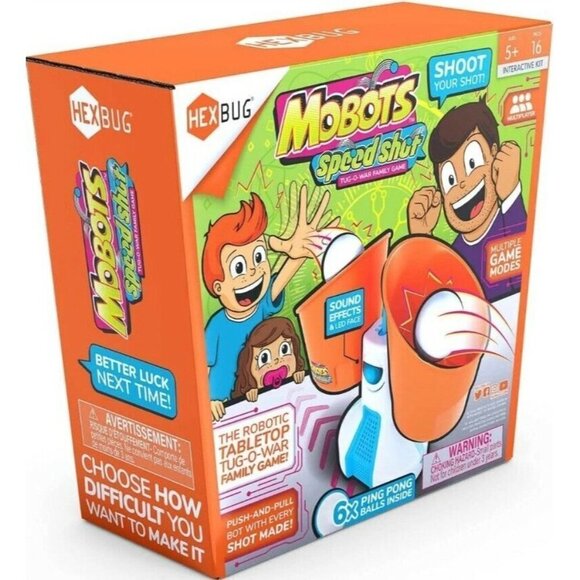 HEXBUG Mobots Speed Shot Robot Tossing Game Electronic Indoor Tabletop Toy 5+ - Picture 4 of 4